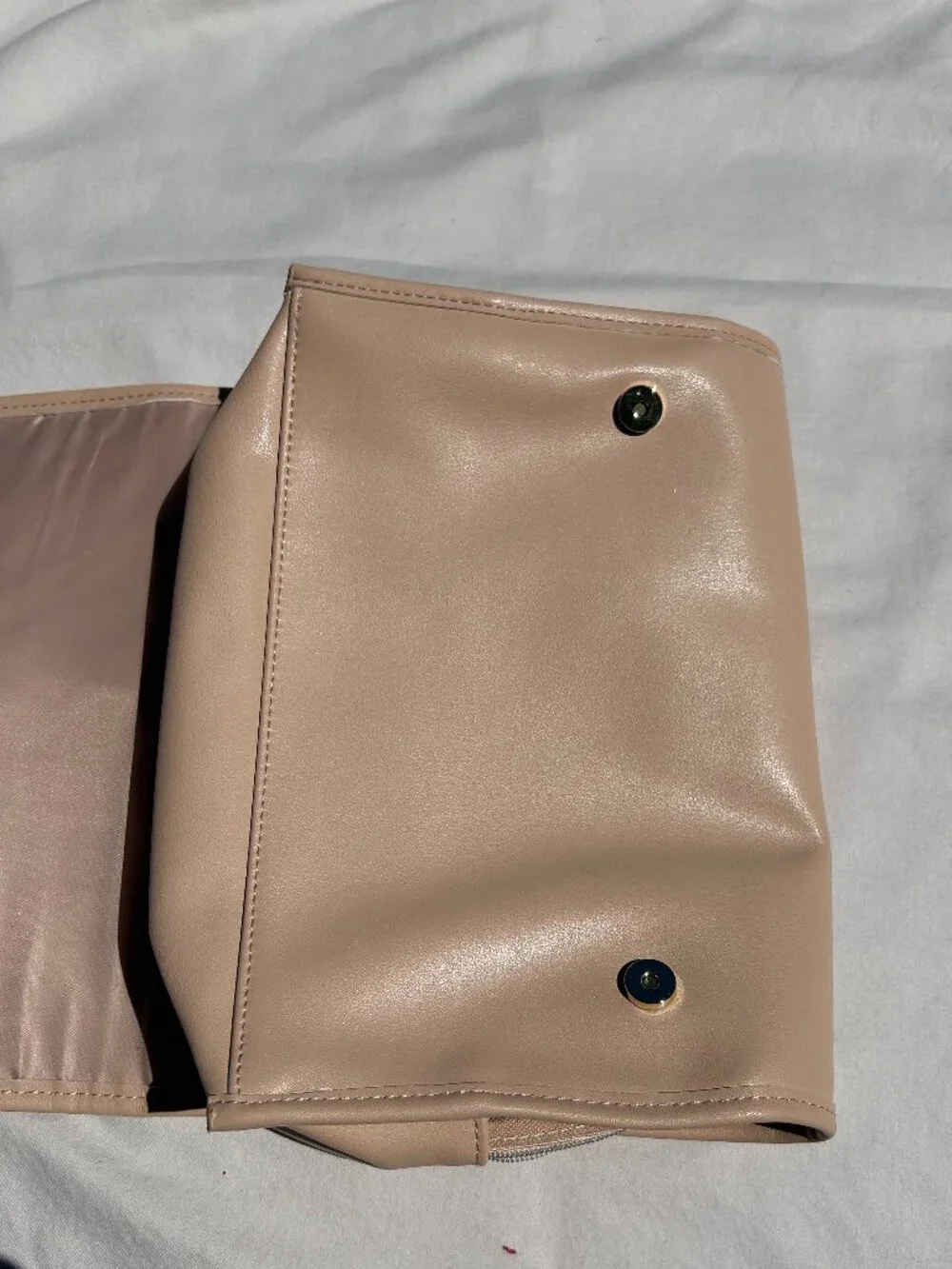 Lancome - Peach Fold Up Cosmetics Bag